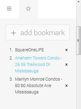 square one condo SquareOneLIFE Website Update 1 SquareOneLIFE Bookmark Feature