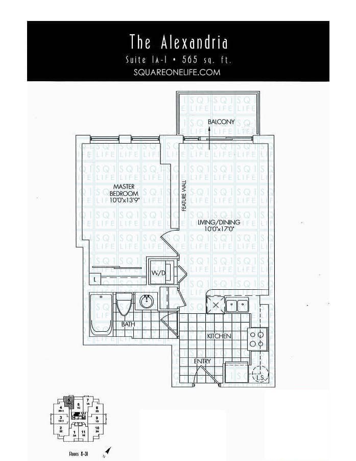 388-Prince-Of-Wales-Dr-One-Park-Tower-Condo-Floorplan-The-Alexandria-1-Bed-1-Bath one park tower One Park Tower Condo 388 Prince Of Wales Dr One Park Tower Condo Floorplan The Alexandria 1 Bed 1 Bath