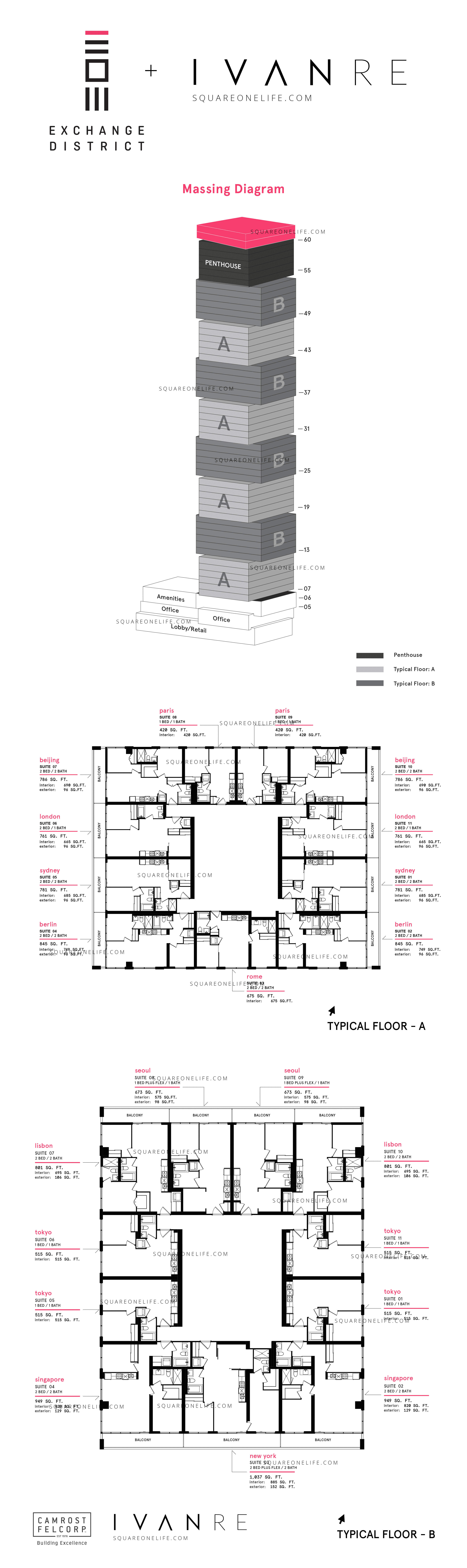 [object object] Exchange District Mississauga by Camrost Felcorp Exchange District Condos Schematic
